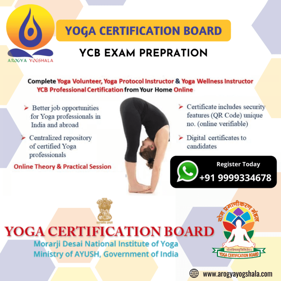 Yoga YCB Ayush Exam Yoga Instructor Certification